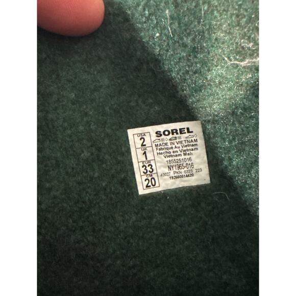 Sorel Kids' Flurry Waterproof Winter Boot Youth Size 2 - Picture 7 of 8